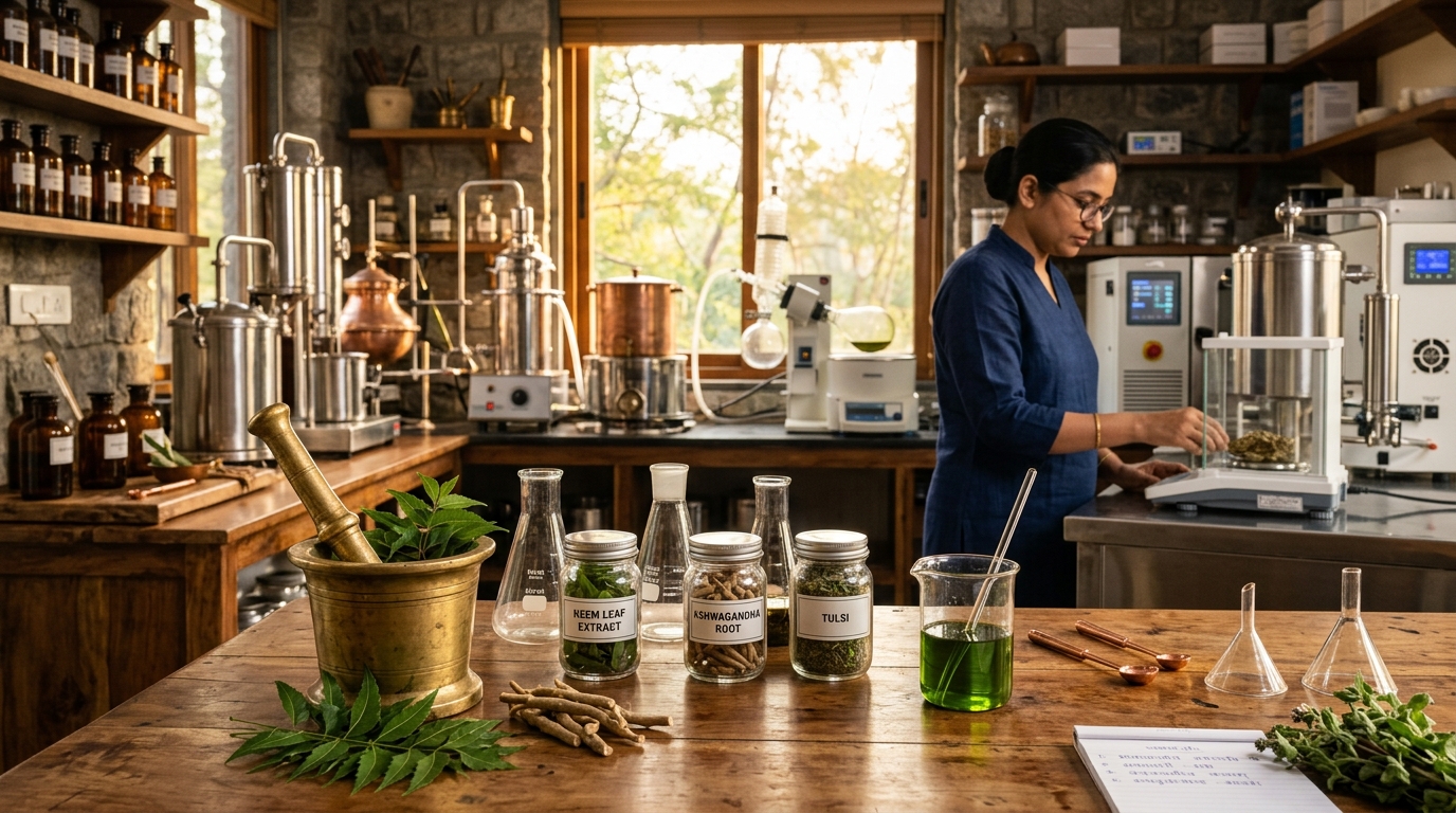 Jeewan Jyoti Ayurvedic R&D Facility
